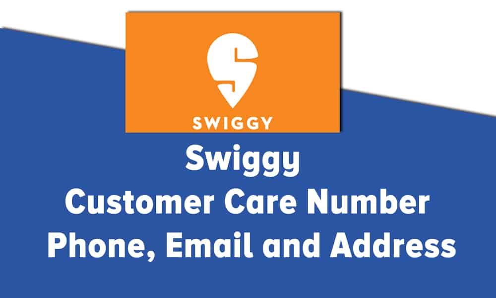 Swiggy Email Id Customer Care Number